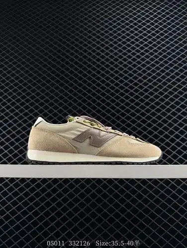 nivel de la empresa New Balance NB 471 serie tela cuero de vaca en capas cuero retro moda antidesliz