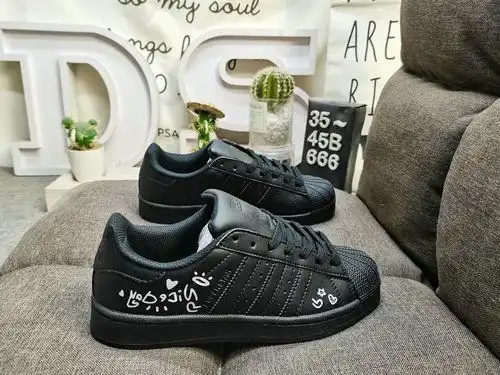 666DAdidas Tres hojas de trébol originales Superstar Shell Head clásico versátil de ocio zapatos dep