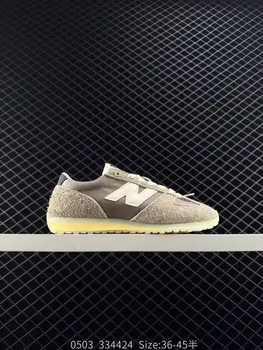 Nivel de la empresa New Balance NB 471 serie tela cuero de vaca en capas cuero retro moda antidesliz