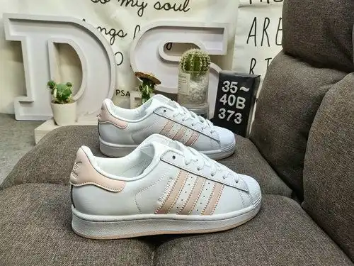373D Adidas Three Leaf Clover Originals Superstar JH56 Shell Head Clásico versátil zapatos deportivo