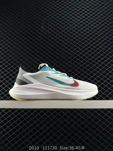 Nike Zoom Winflo 7X Lunar Mesh zapatos de carrera transpirables Archivo original de datos tejidos Su