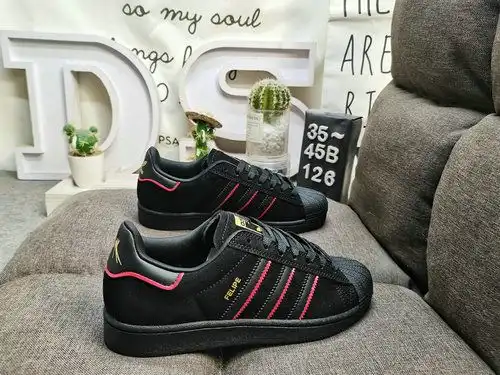 126D Adidas Three Leaf Clover Originals Superstar JR7831 Shell Head clásico versátil zapatos deporti