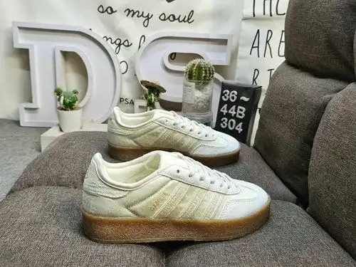 304D nivel de la empresa Adidas CLOT GAZELLE S BI EC JR5410 suela gruesa de goma zapatos de entrenam