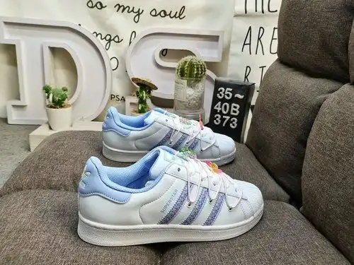 373D Adidas Three Leaf Clover Originals Superstar JR1332 Shell Head Clásico versátil zapatos deporti