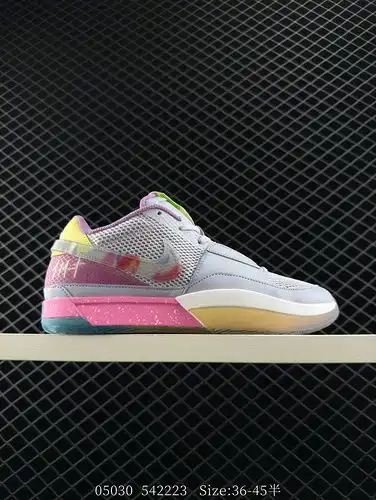 Etiqueta verdadera Nike JA 1 Morant 1ª generación Nike moda versátil resistente al desgaste respirab