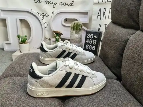 666DADidas GRAND COURT BASE 00s Zapatos deportivos casuales de corte bajo de la serie Grand para hom