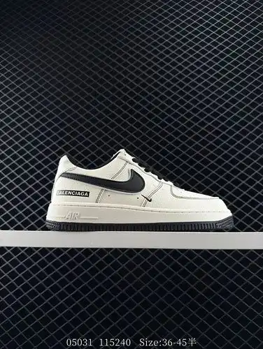 NIKE AIR FORCE 107 Original Último Cartón Original Creando Versión de la Fuerza Aérea de corte bajo 