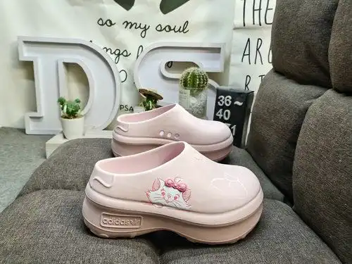 071Adidas OZWAVE CLOG JR7 Estable amortiguación rebote suela gruesa papa zapatillas chef segunda gen