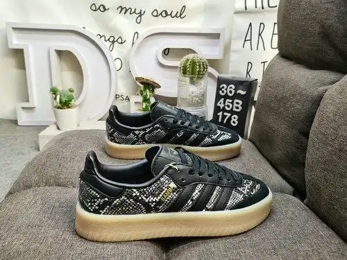 178DAdidas SAMBAE W JQ0257 genuino sistema de tamaño medio utilizando ante combinado con material su