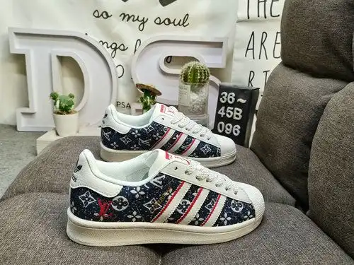 096D Adidas Three Leaf Clover Originals Superstar JY8910 Shell Head clásico versátil de ocio zapatos