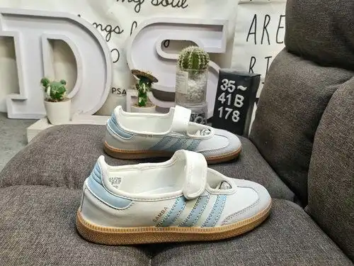 178D nivel de la empresa Adidas Samba Janeampx27 S JR7339 Adidas Mary Jane zapatos de tabla perezoso