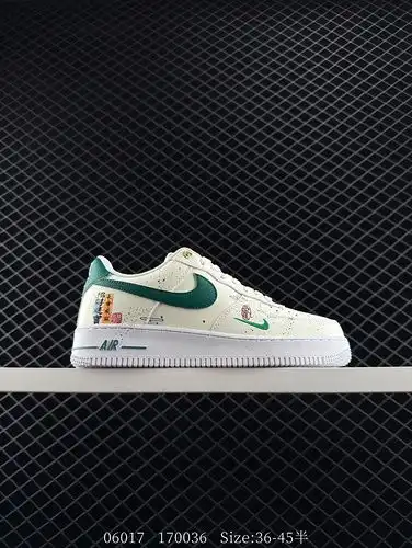 1 nivel de empresa NK Air Force 1 07 Bajo Bajo corte versátiles zapatos deportivos casuales con rend