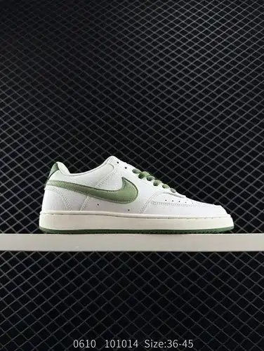 Nike Court Vision Low Campus Style Low Top Retro Basketball Board Zapatos para hombres y mujeres Con