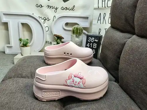 405DAdidas OZWAVE CLOG JR7 Estable amortiguación rebote suela gruesa papa zapatillas chef segunda ge
