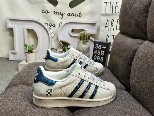 098D Adidas Three Leaf Clover Originals Superstar HS3074 Shell Head Clásico versátil zapatos deporti