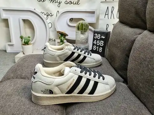 818D Adidas Three Leaf Clover Originals Superstar Shell Head Clásico versátil casual zapatos deporti