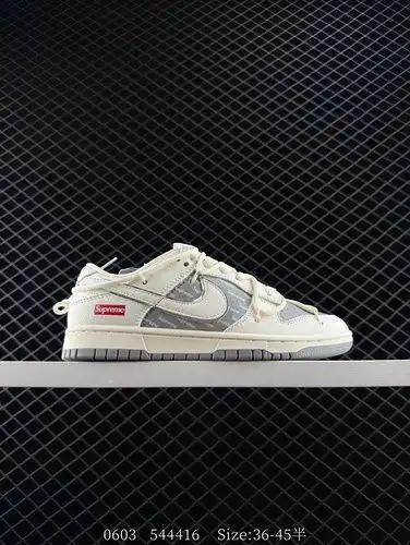 Nike SB Dunk Low quotSupreme Collaboration Starry Night Black Engravingquot Aniversario Alta gama pe