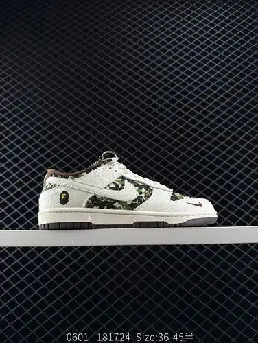 NK Dunk Low Retro quotDIY High end Customizationquot Bajo corte de ocio Zapatos de la tabla deportiv