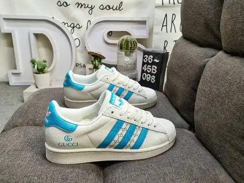 098D Adidas Three Leaf Clover Originals Superstar HS3072 Shell Head Clásico versátil zapatos deporti