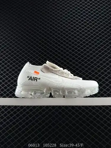 Nike Off Blanco x Nike Air Vapormax Flyknit 20 NegroBlanco Segunda Generación Full Foot Air Cushion 