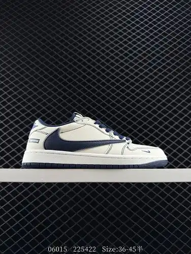 Auténtico Nike Air Jordan 1 Bajo OG SP Militar Blueampquot AJ1 Qiao1 Gancho Invertido 2025 Año Nuevo