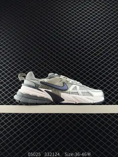 True label Nike V2K RUN zapatos de carrera Retro tendencia malla zapatos deportivos respirables gris