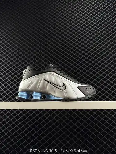 Nike Shox Ride 2 Sp x Supreme Co marca Nike R4 Pie completo de aire acolchado zapato de carrera tela