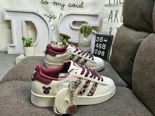 096D Adidas Three Leaf Clover Originals Superstar AD11 Shell Head Clásico versátil de ocio zapatos d