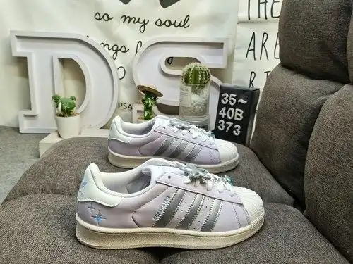 373D Adidas Three Leaf Clover Originals Superstar JQ8776 Shell Head Clásico versátil zapatos deporti