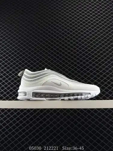 Etiqueta verdadera Nike Air Max 97 SE Bullet Head Nike Full Foot Air Cushion Zapatos deportivos Tama