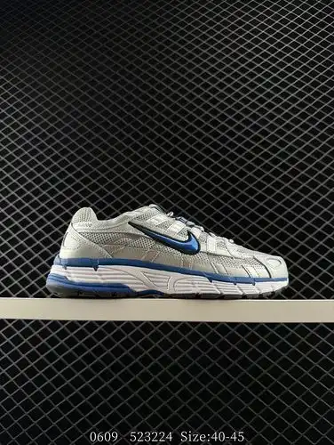 Nike W P6000WhiteOracleAqua Magic Dream Chasing Space Series Retro Dad Style Deportes Casuales Zapat