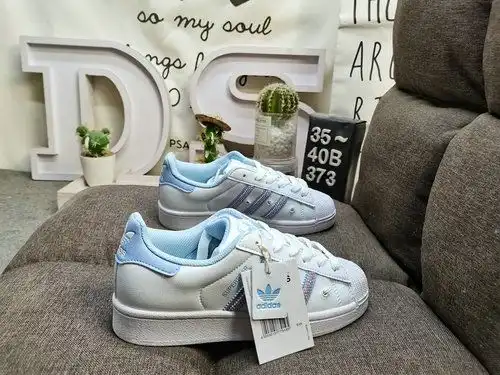 373D Adidas Three Leaf Clover Originals Superstar JR1332 Shell Head Clásico versátil zapatos deporti