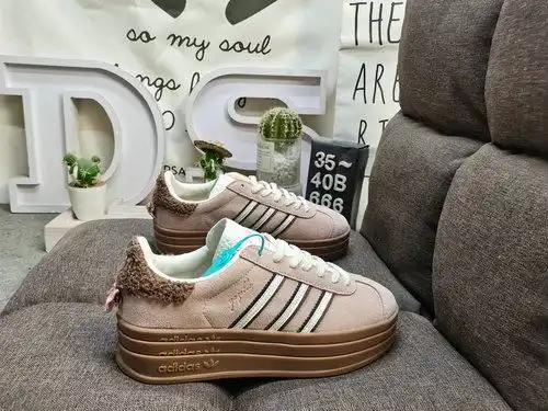 666D Adidas Originals Gazelle INdoor Tres hojas Clover Casual Antideslizante Resistente al desgaste 
