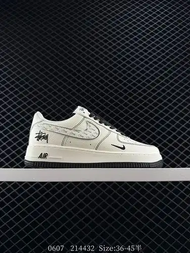 Nike Air Force 1 Low Air Force One zapatos deportivos casuales versátiles de alta altura El rendimie