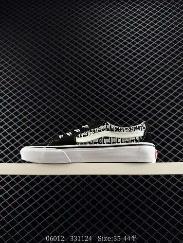 Fear of God x Sk8 Low dx blanco negro niebla zapatos de lona de alta para hombres y mujeres en blanc