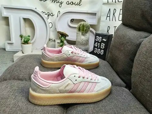 386DAdidas SAMBAE W JQ0258 sistema de tamaño medio genuino utilizando ante combinado con material su
