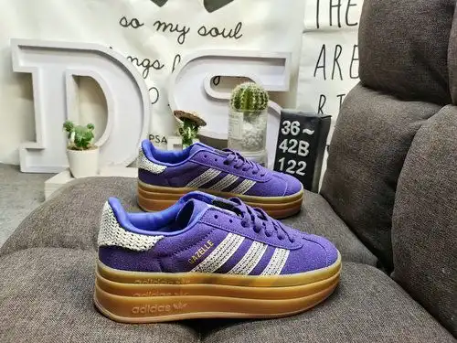 122D Adidas Originals Gazelle INdoor Tres hojas Clover Casual Antideslizante Resistente al desgaste 