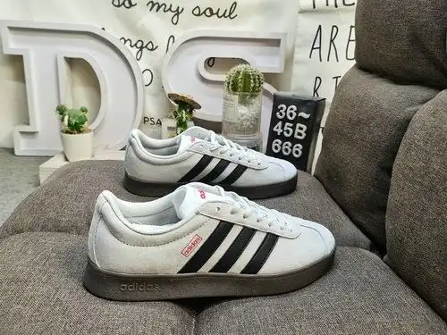 666D Adidas VL Court Classic serie respirable cómodo zapatos ligeros y casuales