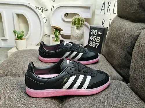 397DAdidas SAMBA PACK JQ4040 Los clásicos Originals de los últimos años están hechos de cuero genuin