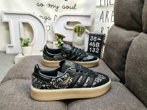 132DAdidas SAMBAE W JQ0257 genuino sistema de tamaño medio utilizando ante combinado con material su