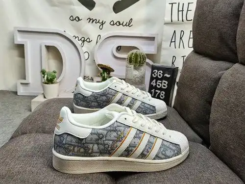 178D Adidas Three Leaf Clover Originals Superstar BZ2525 Shell Head Clásico versátil zapatos deporti