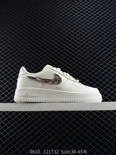 Nike Air Force 1 Low AF1 2025 nuevo zapato blanco de alta baja versátil suela gruesa altura aumentan