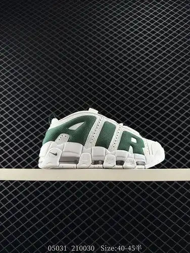 Nike WMNS Air Más Uptempo GS Barely Green Pippen Primera Generación Serie Clásica High Street Versát