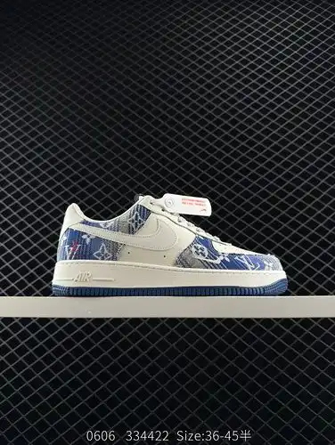Nike Fuerza Aérea 1amp x27 07 Bajo Studsey co marca gradiente denim Fuerza Aérea No1 baja parte supe