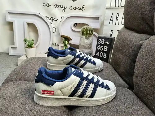 405D Adidas Three Leaf Clover Originals Superstar BZ2501 Shell Head Clásico versátil zapatos deporti