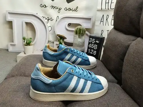 126D Adidas Three Leaf Clover Originals Superstar JH5589 Shell Head Clásico versátil de ocio zapatos