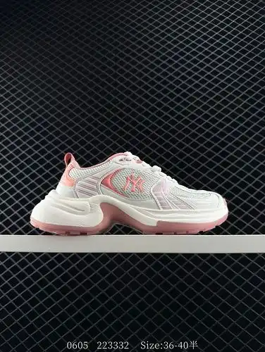 MLB XLG CHUNKY New York Yankees zapatos deportivos de moda y de moda con suela gruesa con una envolt