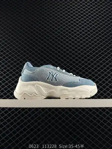 nivel de la empresa MLB estilo retro Bigball Chunky DENIM serie retro aumento de altura papa casual 