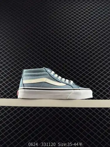 Vans Official Flagship Website Tejido Kun Co marca Vans Famous Shang zapatos Hombres Medio Top SK8 M