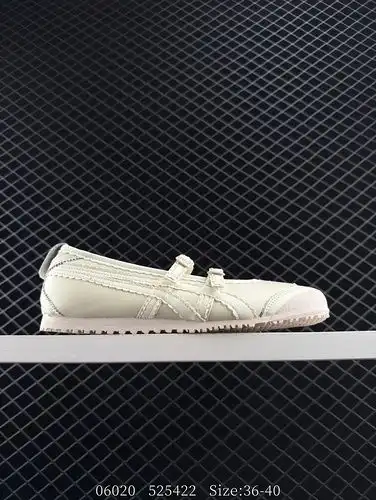 Onitsuka Tiger MEXICO TGRS zapatos de tacón plano Mary Jane encarnan la tendencia del ballet Todo el